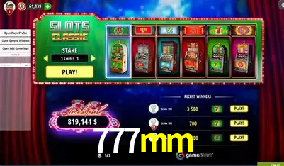 Descubra o Mundo do Cassino Online com 777mm